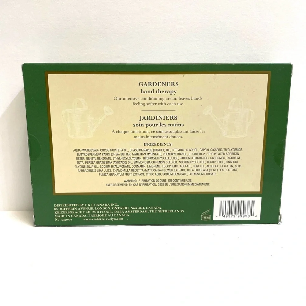 Crabtree & Evelyn Gardeners Hand Therapy 4 Pack .9 oz Lotions